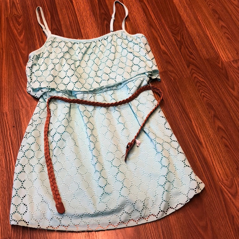 No Boundaries Summer Dress With Brown Belt